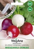 Nasiona i cebule - Rzodkiewka mieszanka odmian okrągłych nasiona na taśmie 6 m - WegAna - miniaturka - grafika 1