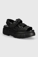 Sandały damskie - Melissa sandały REBEL SANDAL AD damskie kolor czarny na platformie M 35830 AY862 - miniaturka - grafika 1