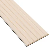 Panele ścienne i boazeria - Panel ryflowany MDF 17,4 x 275 cm beżowy 6 sztuk - miniaturka - grafika 1