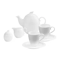 Kubki - Komplet do kawy i herbaty GIRO, 17 elementów, porcelanowy - miniaturka - grafika 1