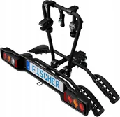 Bagażniki na rowery - FISCHER Bagażnik rowerowy SmartLine Black na 2 rowery do 50 kg na hak - miniaturka - grafika 1
