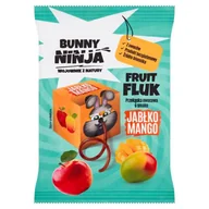 Zdrowa żywność - BUNNY NINJA Fruit Fluk Przekąska owocowa o smaku jabłko-mango, 15g - miniaturka - grafika 1