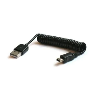 Savio CL-12 Kabel USB A(M) - USB Mini Spirala - Kable USB - miniaturka - grafika 1