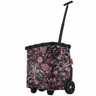Torby i wózki na zakupy - reisenthel Wózek sklepowy Carrycruiser Frame 47,5 cm frame paisley black - miniaturka - grafika 1