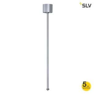 Spotline EUTRAC pendant rod fixed for 3-phase track, 60cm, silver grey 145724 20 - Akcesoria do oświetlenia - miniaturka - grafika 1