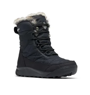 Columbia Damskie śniegowce Minx Shorty, Czarny tytan II, 36 EU - Śniegowce damskie - miniaturka - grafika 1