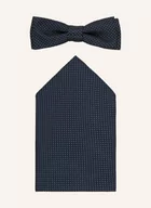 Krawaty i muchy męskie - Boss Zestaw Bowt: Mucha Z Poszetką W Pudełku Prezentowym blau - miniaturka - grafika 1