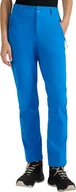 Odzież trekkingowa damska - Spodnie trekkingowe damskie 4F softshell FNK F0988 niebieskie 4FWAW25TFTRF0988 33S M - miniaturka - grafika 1