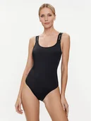 Stroje kąpielowe - Calvin Klein Swimwear Strój kąpielowy KW0KW02422 Czarny - miniaturka - grafika 1