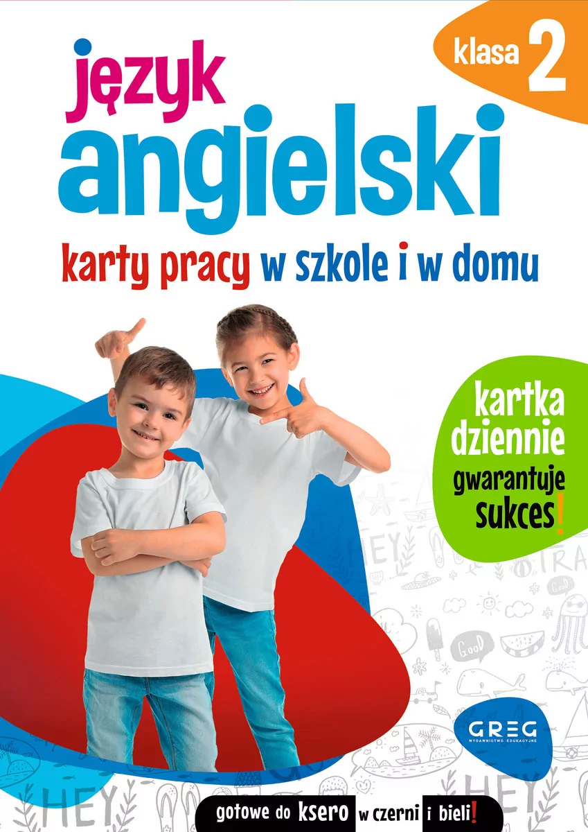 Greg Język angielski. Karty pracy w szkole i w domu. Klasa 2 praca zbiorowa