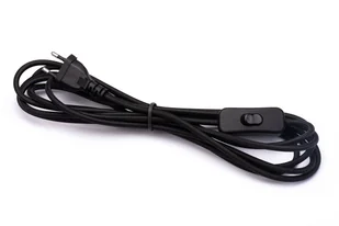 Przewód W Oplocie Kabel Z Wtyczką 3M Czarny - Kable - miniaturka - grafika 1