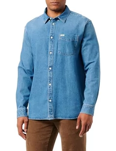 Wrangler Koszulka męska, Icon Mid Stone, M - Koszulki męskie - miniaturka - grafika 1