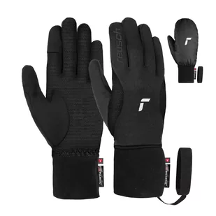 Rękawice narciarskie Primaloft Reusch Baffin Touch-TEC 7702 czarno-srebrny - Rękawiczki - miniaturka - grafika 1