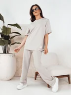 Dresy damskie - Komplet damski BLISES szary Dstreet AY1041-S - miniaturka - grafika 1