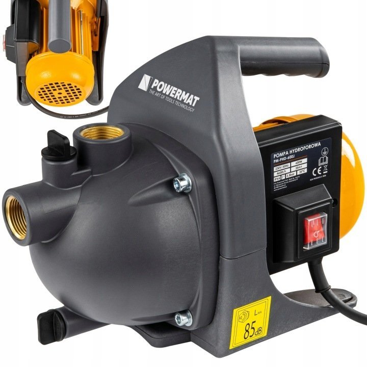 Powermat POMPA HYDROFOROWA POWIERZCHNIOWA DO WODY STUDNI PODLEWANIA 600W OGRODOWA