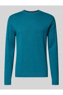Sweter z dzianiny o kroju regular fit z czystej bawełny - Tom Tailor - Swetry męskie - miniaturka - grafika 1