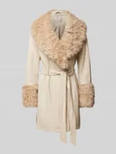 Płaszcze męskie - Płaszcz z obszyciem sztucznym futrem model ‘AURORA’ - miniaturka - grafika 1