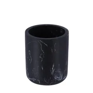 Pojemniki łazienkowe - Kubek łazienkowy Everist Black Marble - miniaturka - grafika 1