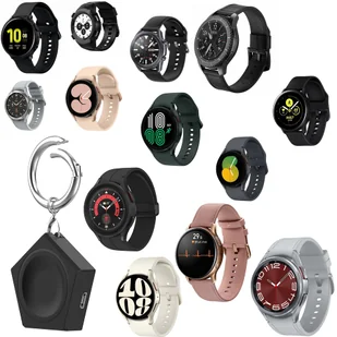 Ładowarka brelok do Samsung Galaxy Watch indukcyjna magnetyczna 2.5W z brelokiem breloczek zawieszka Czarna - Pozostałe akcesoria do telefonów - miniaturka - grafika 17