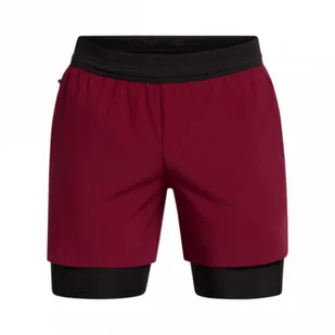 Męskie spodenki treningowe Under Armour UA Vanish Elite 2in1 Short - czerwone - UNDER ARMOUR - Spodnie sportowe męskie - miniaturka - grafika 1