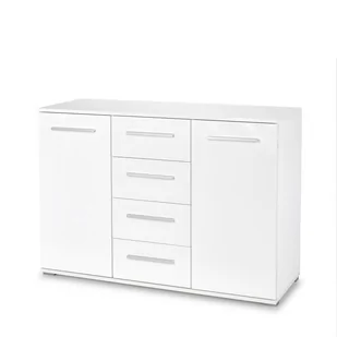 Komoda KM-4 Biały Lima Halmar Biały - Komody - miniaturka - grafika 1