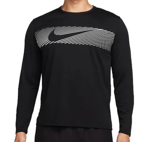 Koszulka z długim rękawem męska Nike Miler Flash Dri-FIT UV FB8552-010 r.XL - Koszulki męskie Koszulka z długim rękawem męska Nike Miler Flash Dri-FIT UV FB8552-010 r.XL - Koszulki męskie - miniaturka - grafika 1