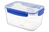 Pojemniki kuchenne - Pojemnik prostokątny przezroczysty 2,5L Galicja turkus - miniaturka - grafika 1