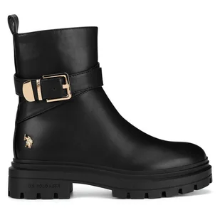 Botki U.S. Polo Assn. ALICJA004W/DY1 Czarny - Botki damskie - miniaturka - grafika 1