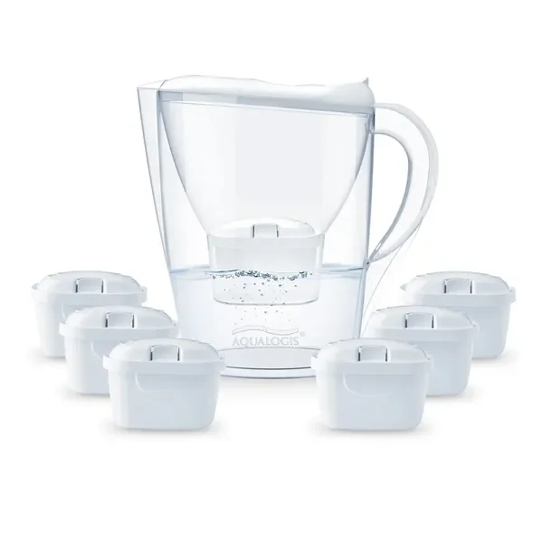 Dzbanek filtrujący Aqualogis Harmony 2.6L White + 6 wkładów Pure+