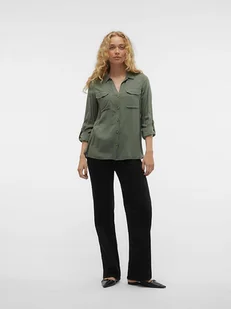 Vero Moda Bluzka w kolorze zielonym - Bluzki damskie - miniaturka - grafika 1
