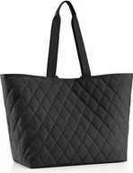 Torby i wózki na zakupy - Torba Shopper Classic Rhombus XL czarna - miniaturka - grafika 1