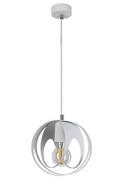 Lampy sufitowe - Lampex Ringo lampa wisząca 1-punktowa biała LPX0098/1 - miniaturka - grafika 1