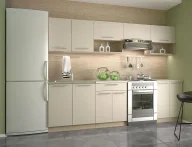 Meble kuchenne - Zestaw Mebli Do Kuchni Wanilia + Dąb R2-D42 - miniaturka - grafika 1