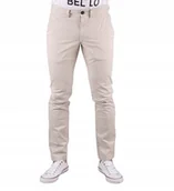 Spodnie damskie - PEPE JEANS SPODNIE MĘSKIE ECRU PROSTE 36 P9L - Pepe Jeans - miniaturka - grafika 1