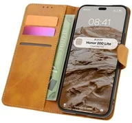 Etui i futerały do telefonów - Bizon Etui z klapką Case Pocket do Honor 200 Lite, brązowe - miniaturka - grafika 1