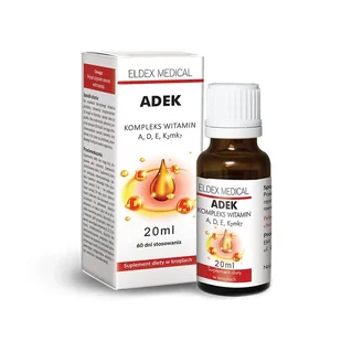 Eldex Medical, Witaminy ADEK, 20ml - Witaminy i minerały - miniaturka - grafika 1