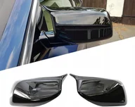 Akcesoria tuningowe - Bmw E60 E61 E63 E64 2003-2009 Obudowa Nakładka Lusterka ALAM5 Czarny połysk - miniaturka - grafika 1