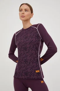 Helly Hansen longsleeve funkcyjny Lifa Active Graphic - Bielizna sportowa damska - miniaturka - grafika 1