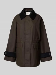 Kurtka o kroju regular fit z czystej, woskowanej bawełny model ‘WILMA’ - Kurtki damskie - miniaturka - grafika 1