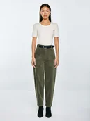 Koszulki i topy damskie - BIG STAR Koszulka w kolorze kremowym - miniaturka - grafika 1