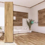 Płytki ceramiczne - Płytka Gresowa Drewnopodobna Royal Honey 120x20x0,8 cm - miniaturka - grafika 1