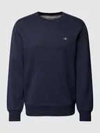 Koszulki męskie - Bluza o kroju regular fit z wyhaftowanym logo model ‘SHIELD’ - miniaturka - grafika 1