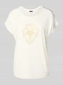 Koszulki i topy damskie - T-shirt z nadrukiem z logo model ‘TEJA’ - miniaturka - grafika 1