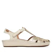 Sandały damskie - Sandały Pikolinos P. Vallarta 655-0841Clc1 Złoty - miniaturka - grafika 1