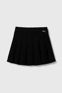 Sukienki i spódniczki dla dziewczynek - Guess spódnica dziecięca kolor czarny mini rozkloszowana - miniaturka - grafika 1
