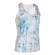 Koszulki i topy damskie - Joma Damska koszulka z krótkim rękawem Camiseta de tirantes Élite IX, Blanco, 2XS - miniaturka - grafika 1