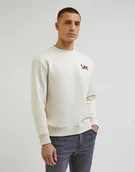 Bluzy męskie - LEE BOLD LEE CREW ECRU L80AEJNQ 5xl - miniaturka - grafika 1