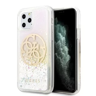 Guess Obudowa dla telefonów komórkowych Glitter Circle pro iPhone 11 Pro GUHCN58LGIRGP Różowy - Etui i futerały do telefonów - miniaturka - grafika 1
