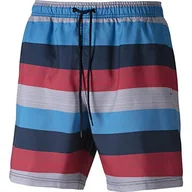 Moda i Uroda OUTLET - Firefly męskie szorty kąpielowe Ronny czerwony czerwony pasek XX-L - miniaturka - grafika 1