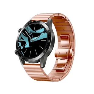 Opaska Pasek Bransoleta Linkband Samsung Watch 46Mm 3 45Mm Gear S3 Huawei Watch Gt Gt2 2E Pro Gt3 Amazfit Gtr 2 2E Garmin Venu 2 Vivoavtive 4 Rose G.. - Akcesoria do smartwatchy - miniaturka - grafika 1